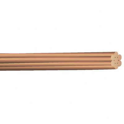 2 AWG Soft Drawn, Stranded, Bare Copper Wire