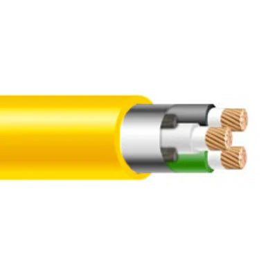 12/4 SJOOW Yellow Portable Cord 300V UL/CSA