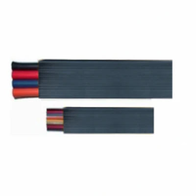 10/4 Black Flat Festoon Cable (PVC)