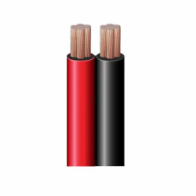 2 Gauge Black/Red Dual Booster Cable Wire, 100FT