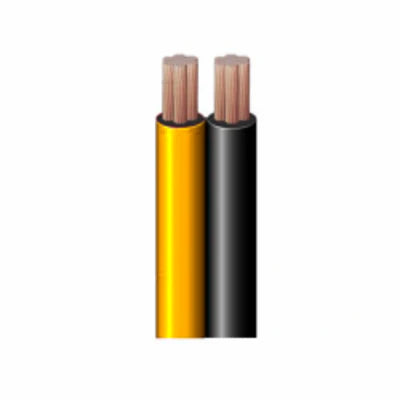 8 Gauge Black/Yellow Dual Booster Cable Wire, 100FT