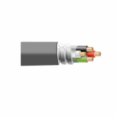 12/3 Solid MC Cable w/ Ground, PVC Jacketed