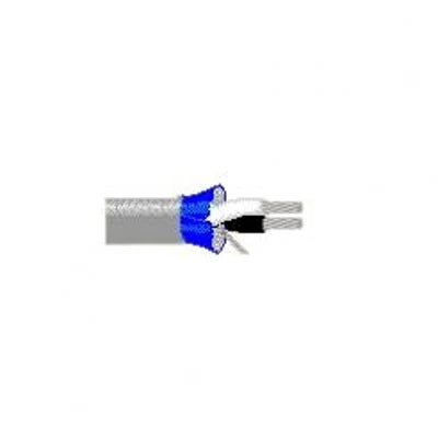 Belden 9460 18 AWG 1 Pair Multi-Conductor Single Pair Cable, Foil Shield, Tinned Copper, PE Insulation, PVC Jacket